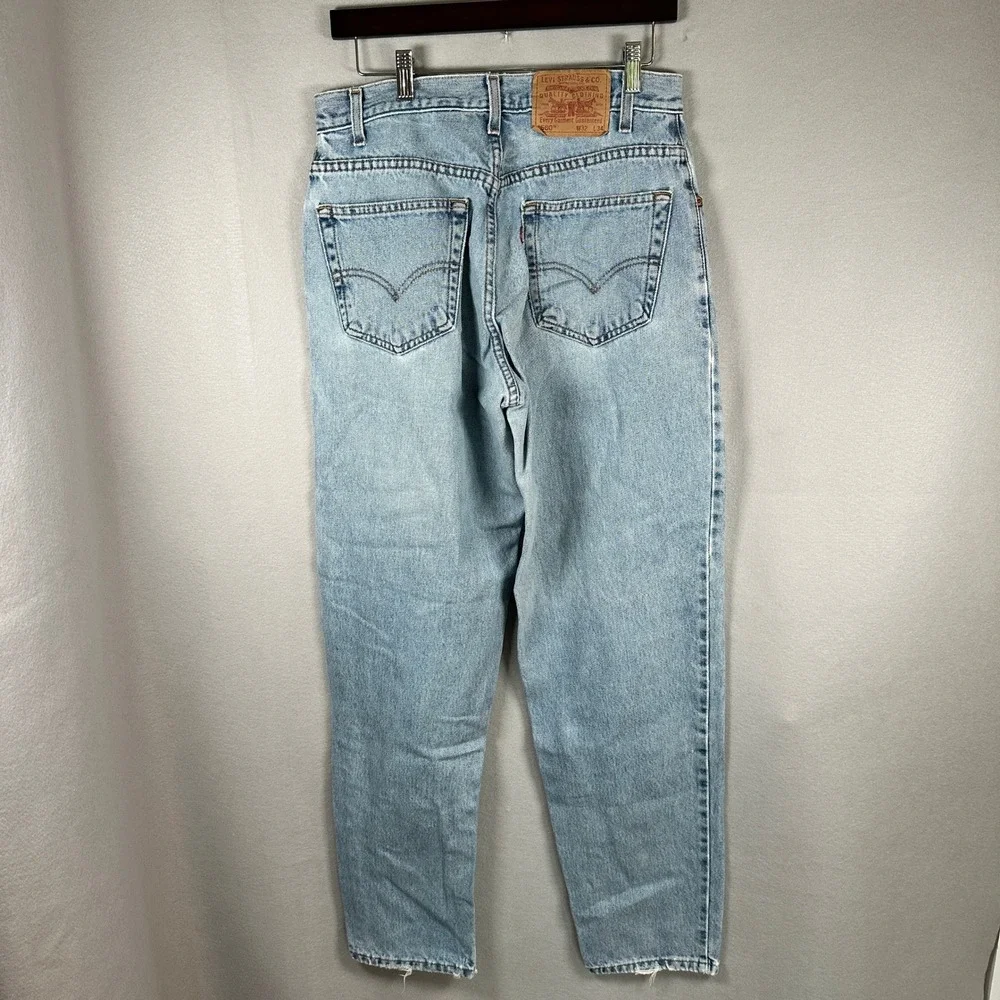 VTG Levis 560 Jeans Mens 32x34 Blue Loose Fit Tapered Leg Retro Y2K